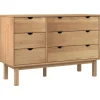 vidaXL Schubladenschrank OTTA 113,5x39,5x73 cm Massivholz Kiefer