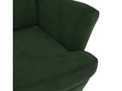 vidaXL Sessel Dunkelgrün Samt Modell 1