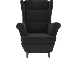 vidaXL Sessel Schwarz Samt Modell 3* Sessel