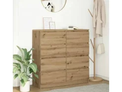 vidaXL Sideboard Artisan-Eiche 100x35x99 cm Holzwerkstoff 3328497* Sideboards