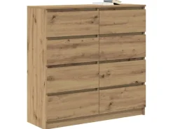 vidaXL Sideboard Artisan-Eiche 100x35x99 cm Holzwerkstoff 3328497* Sideboards