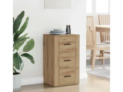 vidaXL Sideboard Artisan-Eiche 40 x 33 x 70 cm Holzwerkstoff 881001