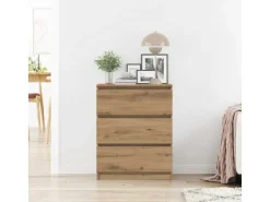vidaXL Sideboard Artisan-Eiche 60x35x76 cm Holzwerkstoff 862492