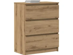 vidaXL Sideboard Artisan-Eiche 60x35x76 cm Holzwerkstoff 862492