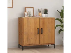 vidaXL Sideboard 75x35x70 cm Massivholz Kiefer 349923
