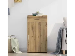 vidaXL Sideboard Eiche Handwerklich 50 x 42,5 x 93 cm Holzwerkstoff 868760* Sideboards