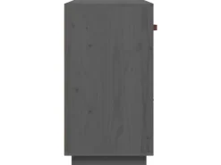 vidaXL Sideboard Grau 100x40x75 cm Massivholz Kiefer 820149* Sideboards