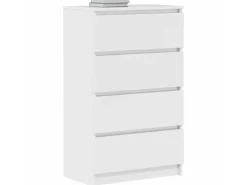 vidaXL Sideboard Hochglanz-Weiß 60x35x98,5 cm Holzwerkstoff 800537