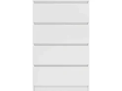 vidaXL Sideboard Hochglanz-Weiß 60x35x98,5 cm Holzwerkstoff 800537