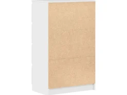 vidaXL Sideboard Hochglanz-Weiß 60x35x98,5 cm Holzwerkstoff 800537