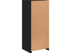 vidaXL Sideboard mit LED-Leuchten Schwarz 41x37x100 cm 836645* Kommode