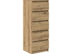 vidaXL Sideboard mit Schubladen Artisan-Eiche 37,5x35x99 cm 861768* Kommode