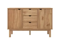 vidaXL Sideboard OTTA 113,5x43x73 cm Massivholz Kiefer 348591