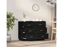 vidaXL Sideboard 100x40x75 cm Massivholz Kiefer 820146
