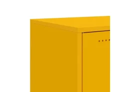 vidaXL Sideboard Senf 100,5x39x72 cm Stahl 846683