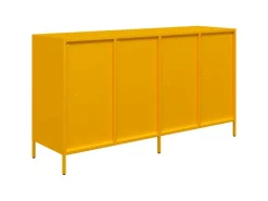 vidaXL Sideboard Senf 135x39x73,5 cm Kaltgewalzter Stahl 3307164* Kommode