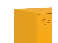 vidaXL Sideboard Senf 99x39x73 cm Stahl 841796