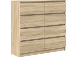 vidaXL Sideboard Sonoma-Eiche 100x35x99 cm Holzwerkstoff 3328491* Sideboards