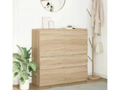 vidaXL Sideboard Sonoma-Eiche 100x35x99 cm Holzwerkstoff 3328491* Sideboards