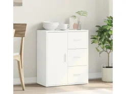 vidaXL Sideboard Weiß 60x31x70 cm Holzwerkstoff 840471