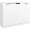 vidaXL Sideboard Weiß 90,5x30x70 cm Holzwerkstoff 811187