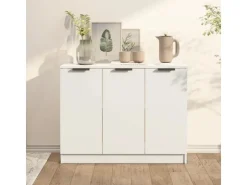 vidaXL Sideboard Weiß 90,5x30x70 cm Holzwerkstoff 811187