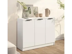 vidaXL Sideboard Weiß 90,5x30x70 cm Holzwerkstoff 811187