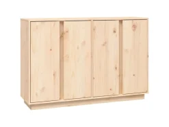 vidaXL Sideboard 120x35x80 cm Massivholz Kiefer 814494* Sideboards|Kommode
