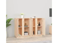 vidaXL Sideboard 120x35x80 cm Massivholz Kiefer 814494* Sideboards|Kommode