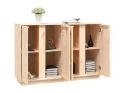 vidaXL Sideboard 120x35x80 cm Massivholz Kiefer 814494* Sideboards|Kommode