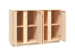 vidaXL Sideboard 120x35x80 cm Massivholz Kiefer 814494* Sideboards|Kommode