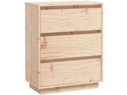 vidaXL Sideboard 60x34x75 cm Massivholz Kiefer 813360