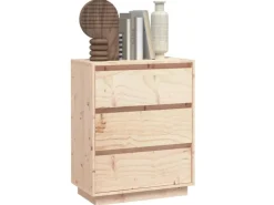 vidaXL Sideboard 60x34x75 cm Massivholz Kiefer 813360