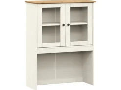 vidaXL Sideboard-Aufsatz VIGO 78x30x100 cm Massivholz Kiefer 353206* Vitrinen