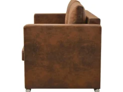 vidaXL 2-Sitzer Sofa 137 x 73 x 82 cm Künstliches Wildleder* Sofas