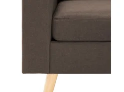 vidaXL 2-Sitzer-Sofa Braun Stoff* Sofas