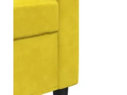 vidaXL 2-Sitzer-Sofa Gelb 140 cm Samt 2153265* Sofas