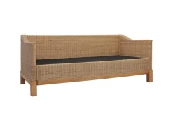 vidaXL 3-Sitzer-Sofa mit Polstern Natürliches Rattan Modell 1* Sofas