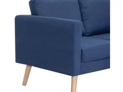 vidaXL 2-Sitzer-Sofa Stoff Blau Modell 2* Sofas