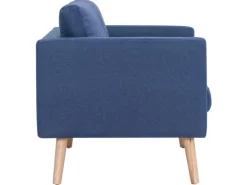 vidaXL 2-Sitzer-Sofa Stoff Blau Modell 2* Sofas