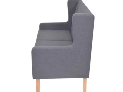 vidaXL 2-Sitzer-Sofa Stoff Grau* Sofas