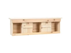 vidaXL Spatzenhaus 5-fach 68x15x21 cm Tannenholz* Vogelbedarf