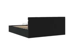 vidaXL Stauraumbett Hydraulisch mit LED Kunstleder 180x200 cm 285545