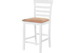 vidaXL Stehtisch und 4 Barhocker Holz Weiß* Tische