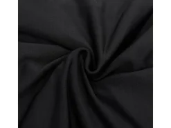 vidaXL Stretch Sofahusse 3-Sitzer Schwarz Polyester-Jersey