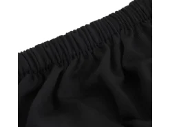 vidaXL Stretch Sofahusse 3-Sitzer Schwarz Polyester-Jersey