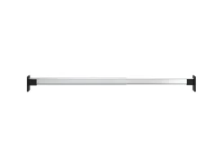 vidaXL Teleskop-Kleiderstangen 2 Stk Silbern 58-100 cm 344373* Garderoben