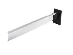 vidaXL Teleskop-Kleiderstangen 2 Stk Silbern 58-100 cm 344373* Garderoben