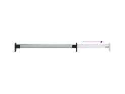 vidaXL Teleskop-Kleiderstangen 2 Stk Silbern 58-100 cm 344373* Garderoben