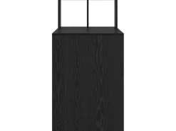 vidaXL Tisch Schwarz Eichen-Optik 108 x 55 x 103,5 cm Holzwerkstoff 869459* Tische